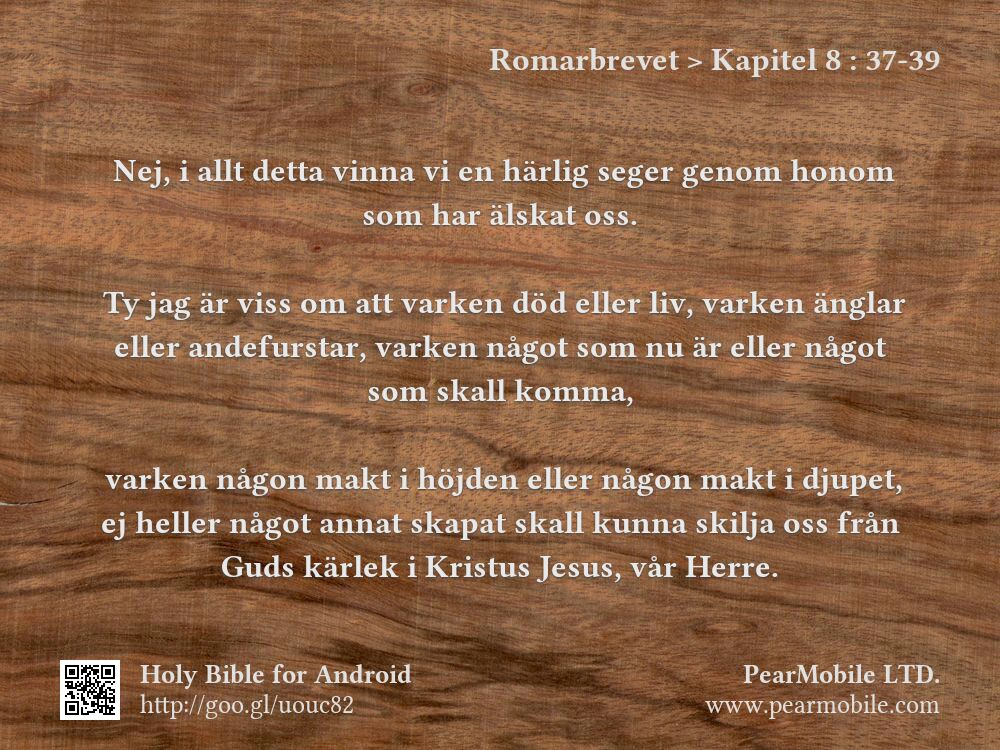 Romarbrevet, Kapitel 8:37-39